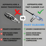 Fast Cleaner - Aspirapolvere Portatile 3 in 1